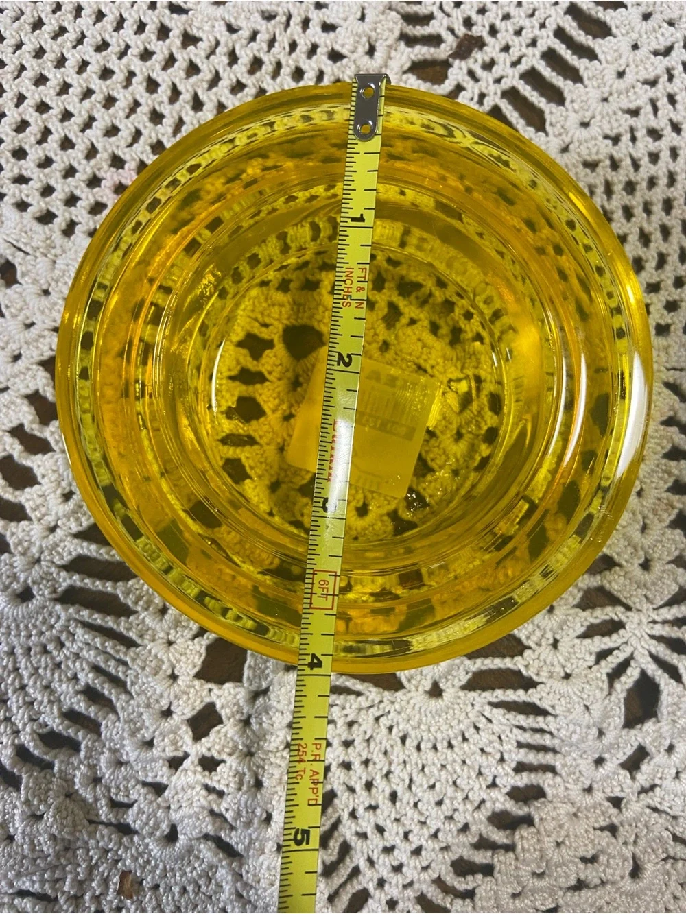 IKEA Vintage Amber Yellow & Green Glass Bowls Set of 4 Made in Poland